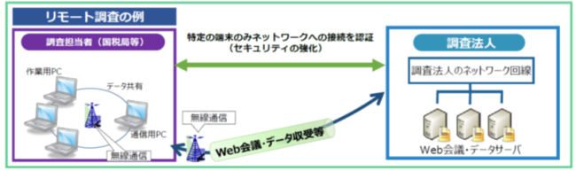 リモート調査の例